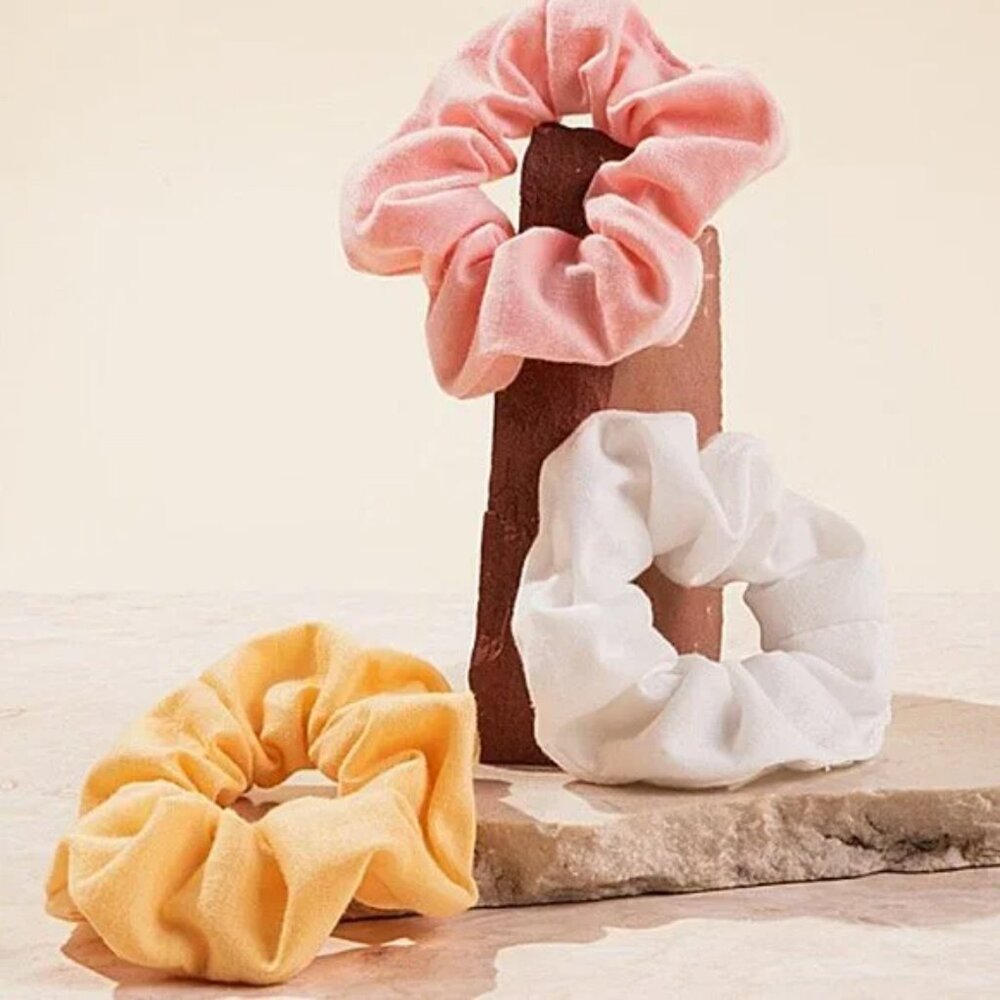 NEW Banded Scrunchies, 3-pack